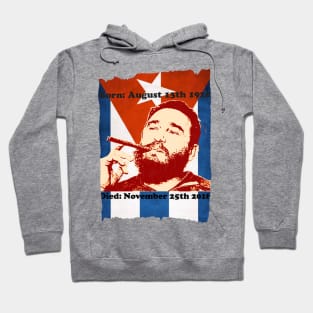 Fidel Castro: Life and Death Hoodie